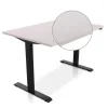 MRC EASY Zit-Sta Bureau – Elektrisch Verstelbaar – 120x80 cm – Blad Sand Grey