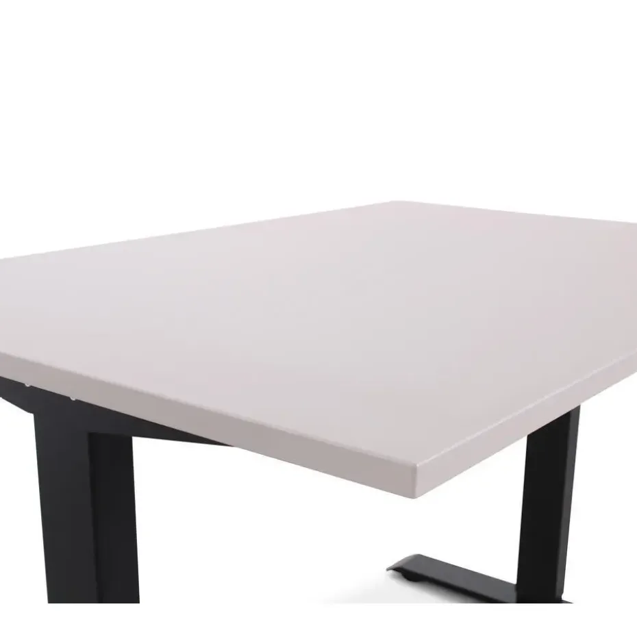MRC EASY Zit-Sta Bureau – Elektrisch Verstelbaar – 120x80 cm – Blad Sand Grey