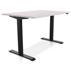 MRC EASY Zit-Sta Bureau – Elektrisch Verstelbaar – 120x80 cm – Blad Sand Grey