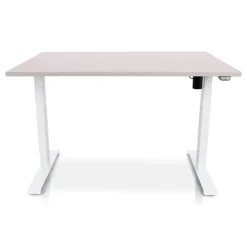 MRC EASY Zit-Sta Bureau – Elektrisch Verstelbaar – 120x80 cm – Blad Sand Grey