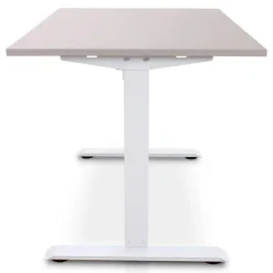 MRC EASY Zit-Sta Bureau – Elektrisch Verstelbaar – 120x80 cm – Blad Sand Grey