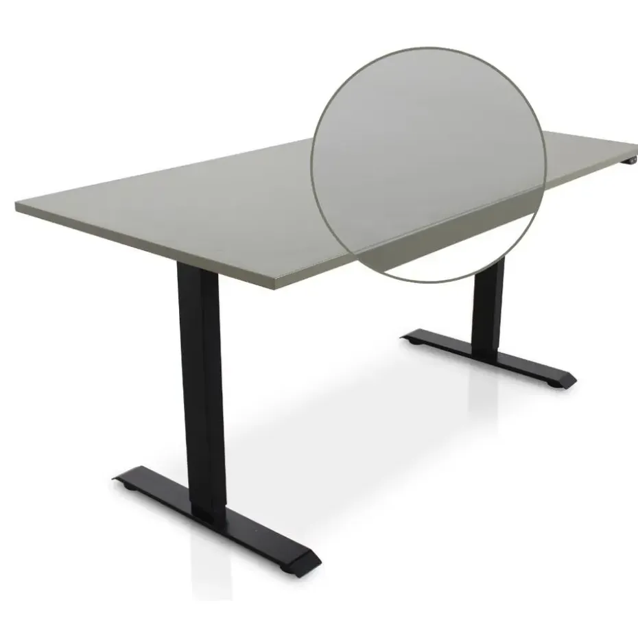 MRC EASY Zit-Sta Bureau – Elektrisch Verstelbaar – 160x80 cm – Blad Forest Green