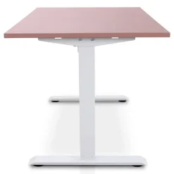 MRC EASY Zit-Sta Bureau – Elektrisch Verstelbaar – 120x80 cm – Blad Dusty Rose