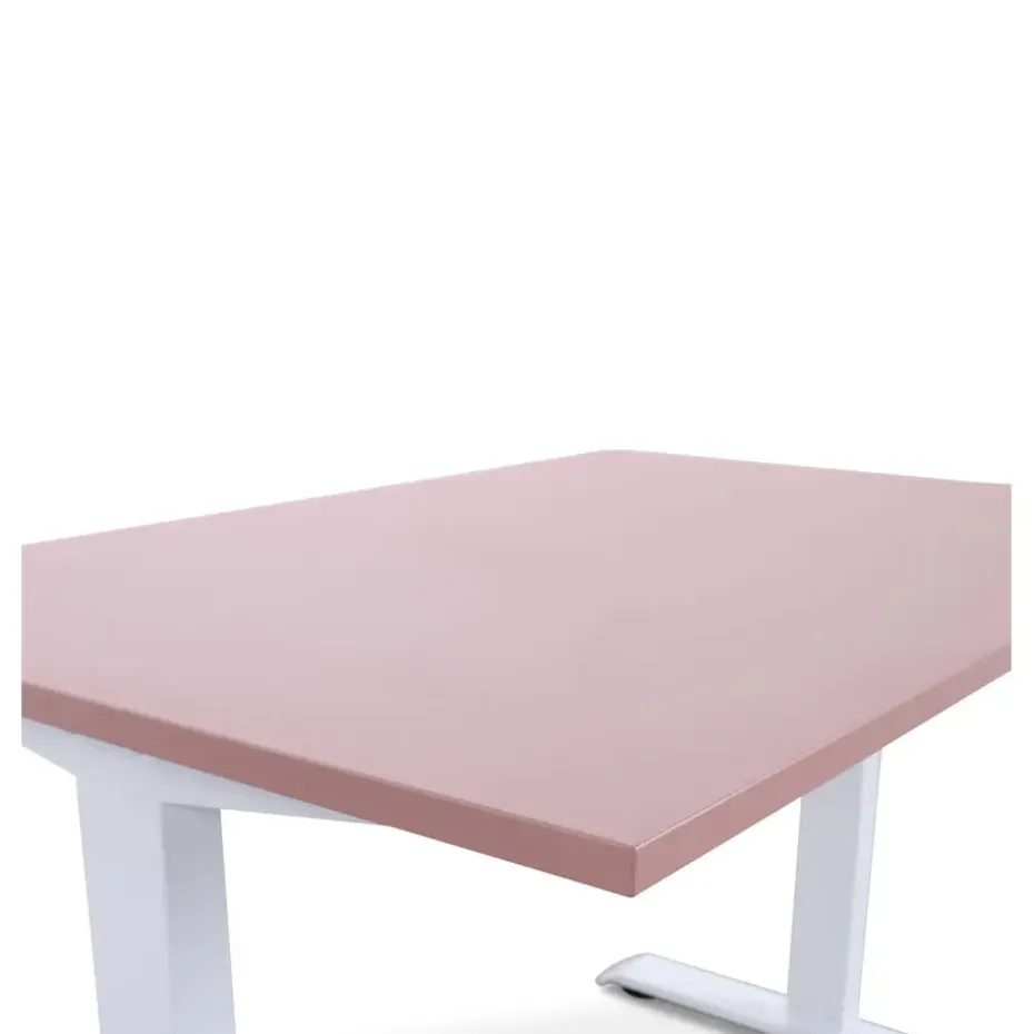 MRC EASY Zit-Sta Bureau – Elektrisch Verstelbaar – 120x80 cm – Blad Dusty Rose
