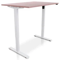 MRC EASY Zit-Sta Bureau – Elektrisch Verstelbaar – 120x80 cm – Blad Dusty Rose