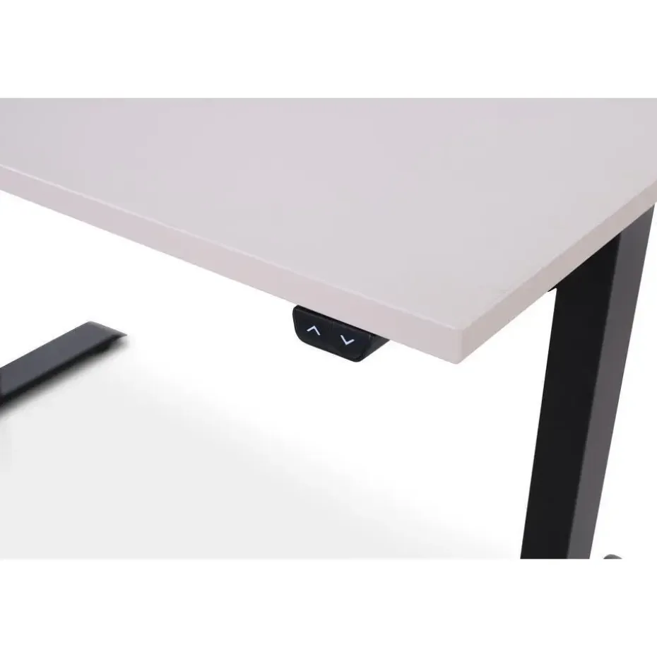 MRC EASY Zit-Sta Bureau – Elektrisch Verstelbaar – 160x80 cm – Blad Sand Grey