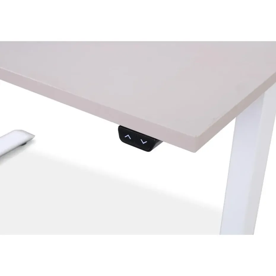 MRC EASY Zit-Sta Bureau – Elektrisch Verstelbaar – 160x80 cm – Blad Sand Grey