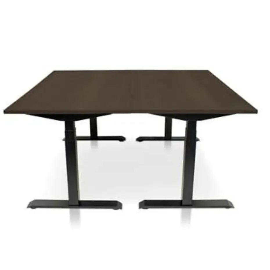 MRC PRO elektrisch ARBO zit-sta bureau - 160x80 cm - bruin eiken