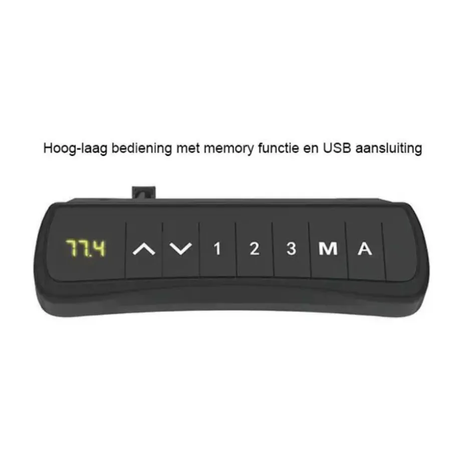 MRC PRO elektrisch ARBO zit-sta bureau - 160x80 cm - wit