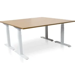 MRC PRO elektrisch ARBO zit-sta bureau - 120x80 cm - havanna