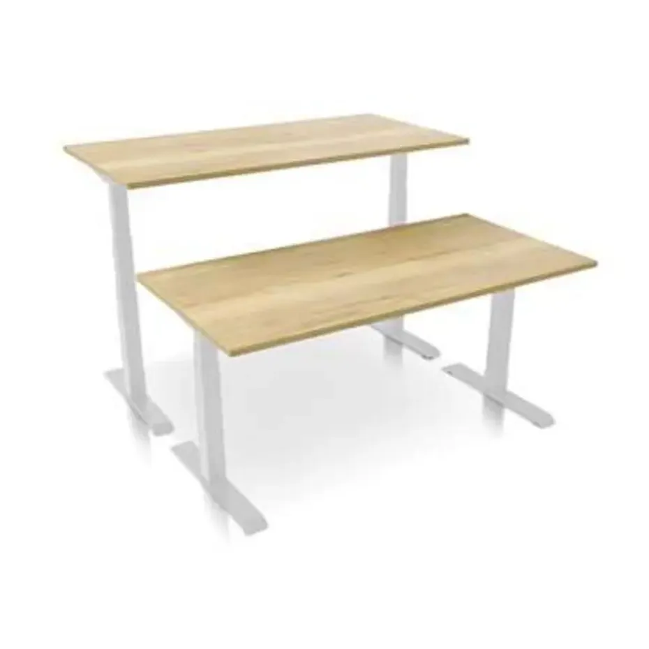 MRC PRO elektrisch ARBO zit-sta bureau 120x80 cm robuust eiken
