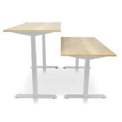 MRC PRO elektrisch ARBO zit-sta bureau - 180x80 cm robuust eiken