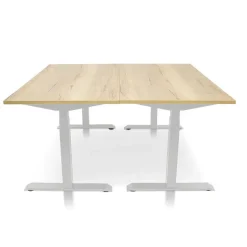 MRC PRO elektrisch ARBO zit-sta bureau - 140x80 cm robuust eiken