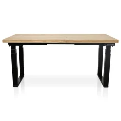 MRC PRO Solid zit-sta bureau massief eiken blad 180x90 zwart NEN-EN527