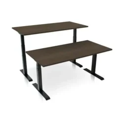MRC PRO-L 2.0 elektrisch ARBO zit-sta bureau - 180x80 - bruin eiken