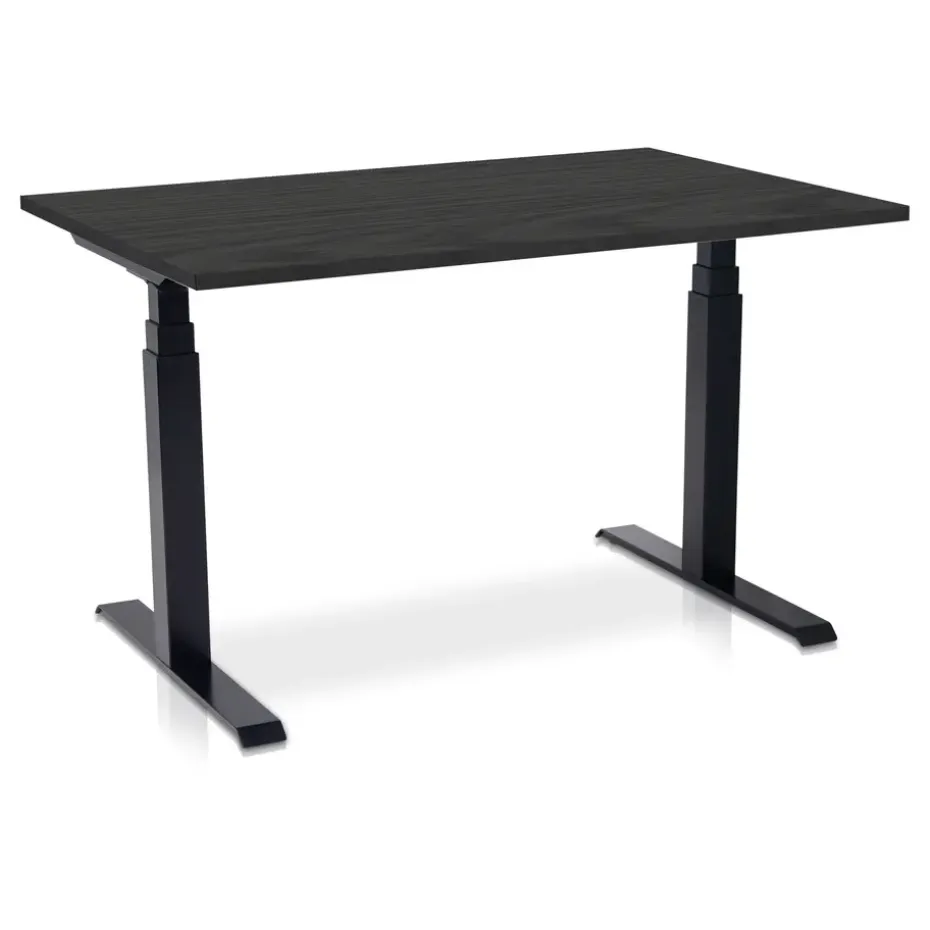 MRC PRO-L 2.0 elektrisch ARBO zit-sta bureau - 120x80 - zwart eiken
