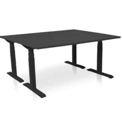MRC PRO-L 2.0 elektrisch ARBO zit-sta bureau - 120x80 - zwart eiken