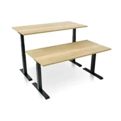 MRC PRO-L 2.0 elektrisch ARBO zit-sta bureau - 180x80 - robuust eiken