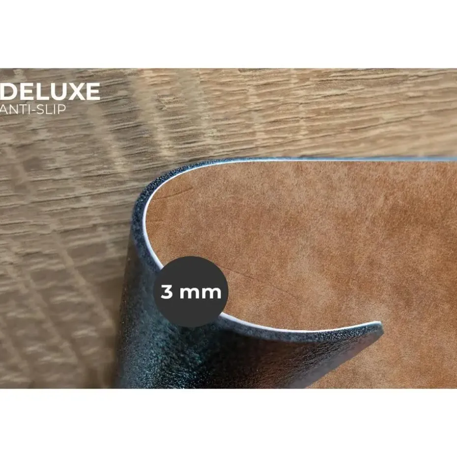 MuchoWow Placemat (6stuks) 45x30cm Leer Structuur Lederlook