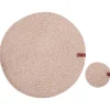 MUNTRIES - Set van 12 placemats en onderzetters - Natuurlijk - Jute