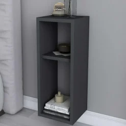 Nachtkastje Noano - 22x23x60 cm - MDF - antraciet