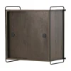 Nest living Marcus Hangende Houten Wandkast Walnoot - 60 x 35 cm