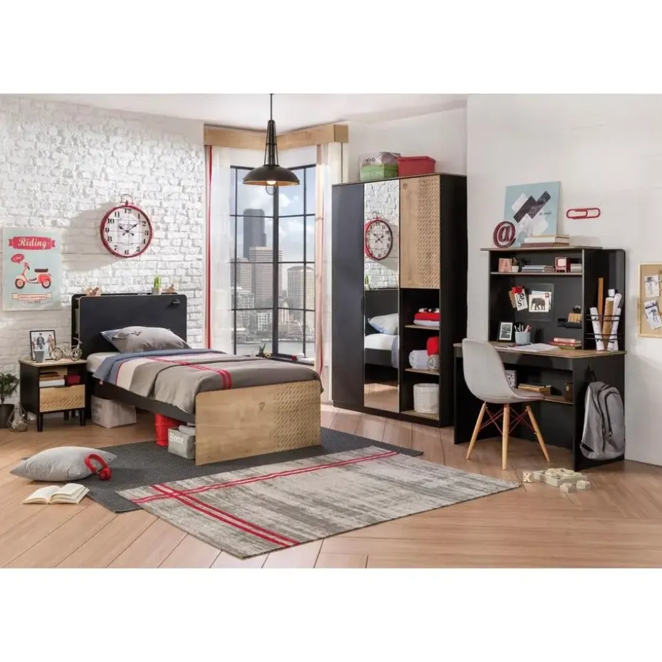 New York boekenkast kast tienerkamer