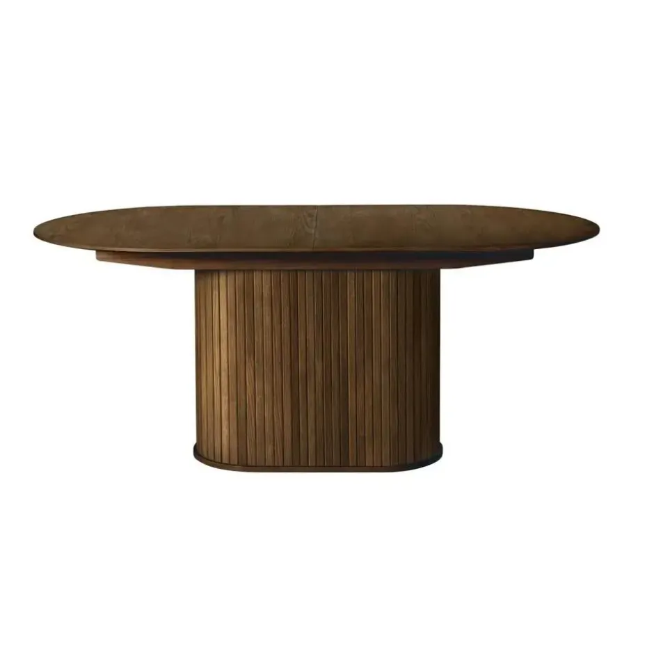 Nordic Home - Amie uitschuifbare eettafel 95x180-230 cm ovaal - bruin