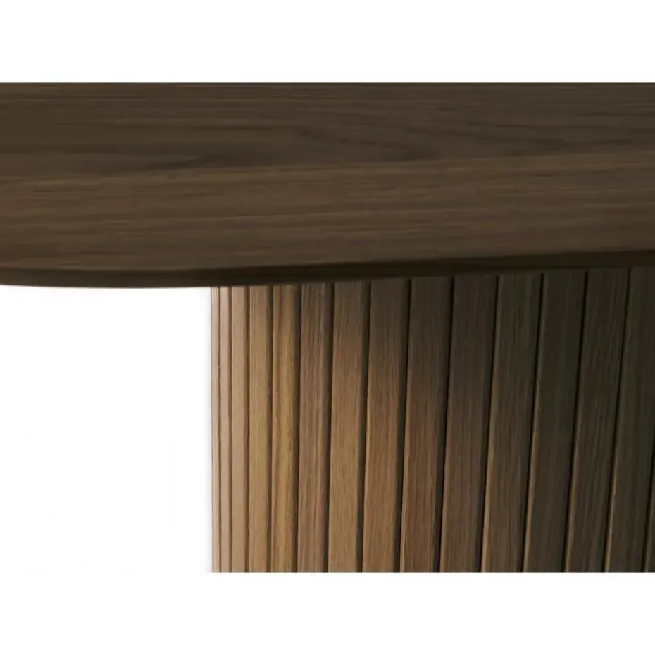 Nordic Home - Amie uitschuifbare eettafel 95x180-230 cm ovaal - bruin