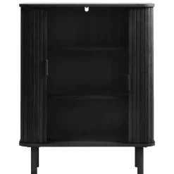 Nordic Home - Ingo eiken kabinet - 90 cm - zwart