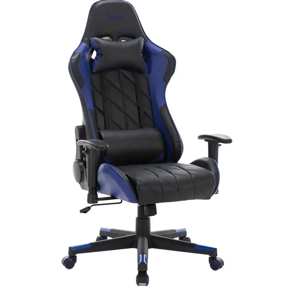Ocazi Nevada Gaming stoel - Bureaustoel - Zwart/Blauw