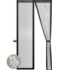 O'DADDY Deurgordijn Deluxe FIBER - Magnetisch Vliegengordijn 85x205 Zwart