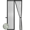 O'DADDY Deurgordijn Deluxe FIBER - Magnetisch Vliegengordijn 92x230 Zwart