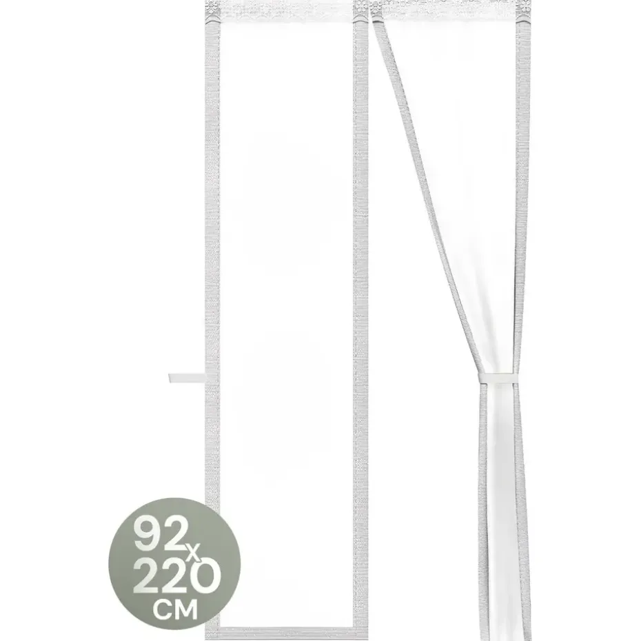 O'DADDY Deurgordijn Deluxe FIBER 92x220 - Magnetisch Vliegengordijn Wit