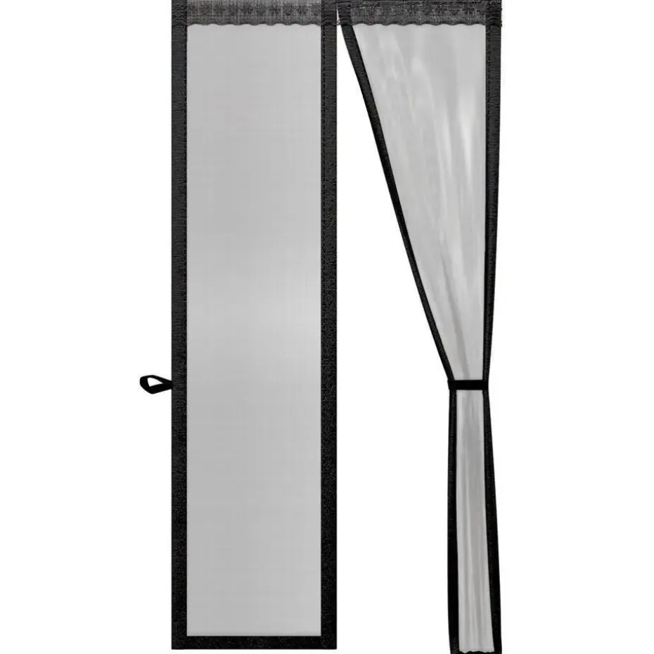 O'DADDY Deurgordijn Deluxe FIBER - Magnetisch Vliegengordijn 100x260 Zwart
