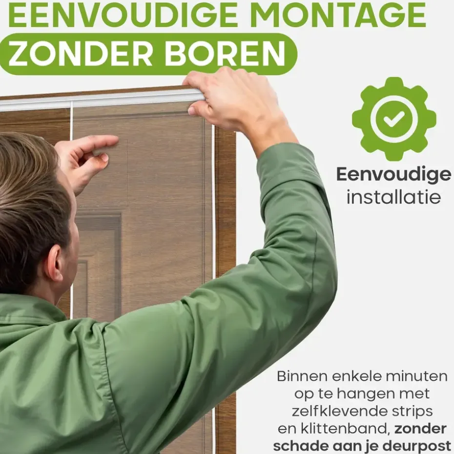 O'DADDY Lamellenhor 150x260 - Deurgordijn - wit