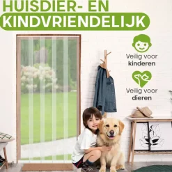 O'DADDY Lamellenhor 100x260 - Deurgordijn - wit