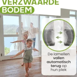 O'DADDY Lamellenhor 100x260 - Deurgordijn - wit