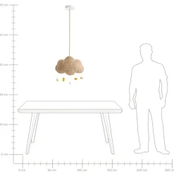ONON - Hanglamp - Naturel - Rotan