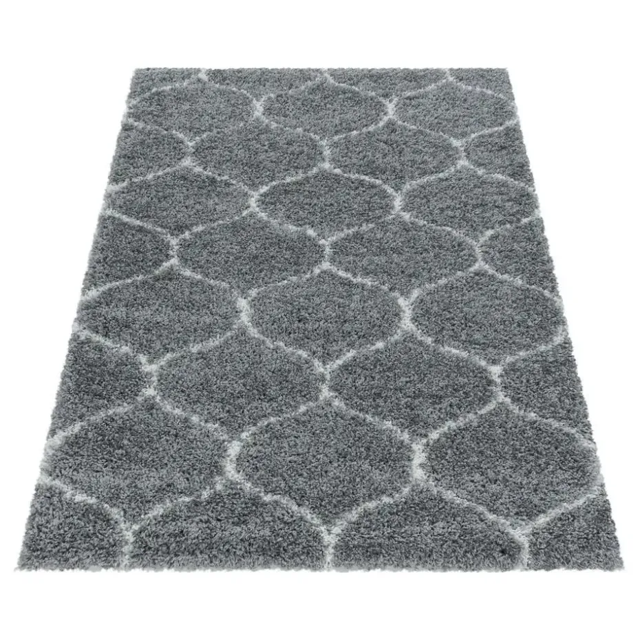 Opera Soft Shaggy Hoogpolig Vloerkleed Grijs - 200x290 CM