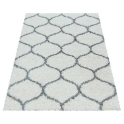 Opera Soft Shaggy Hoogpolig Vloerkleed Cream - 200x290 CM