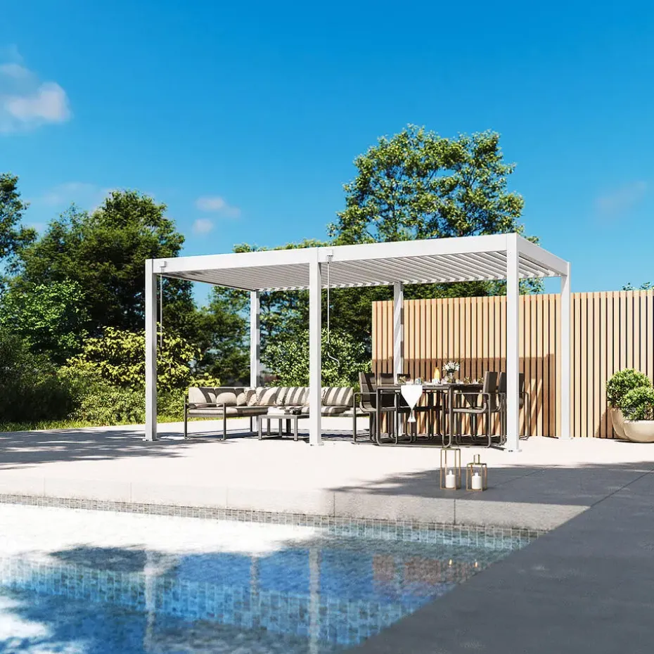 Orion Comfort terrasoverkapping 300 x 530 cm wit