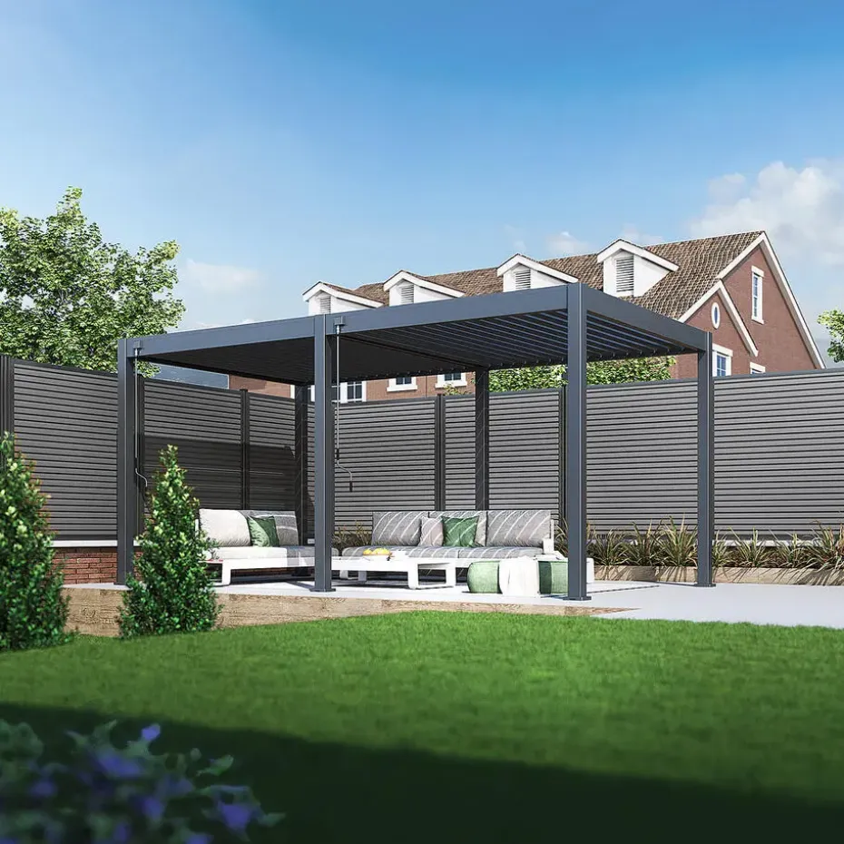 Orion Comfort terrasoverkapping 300 x 530 cm antraciet