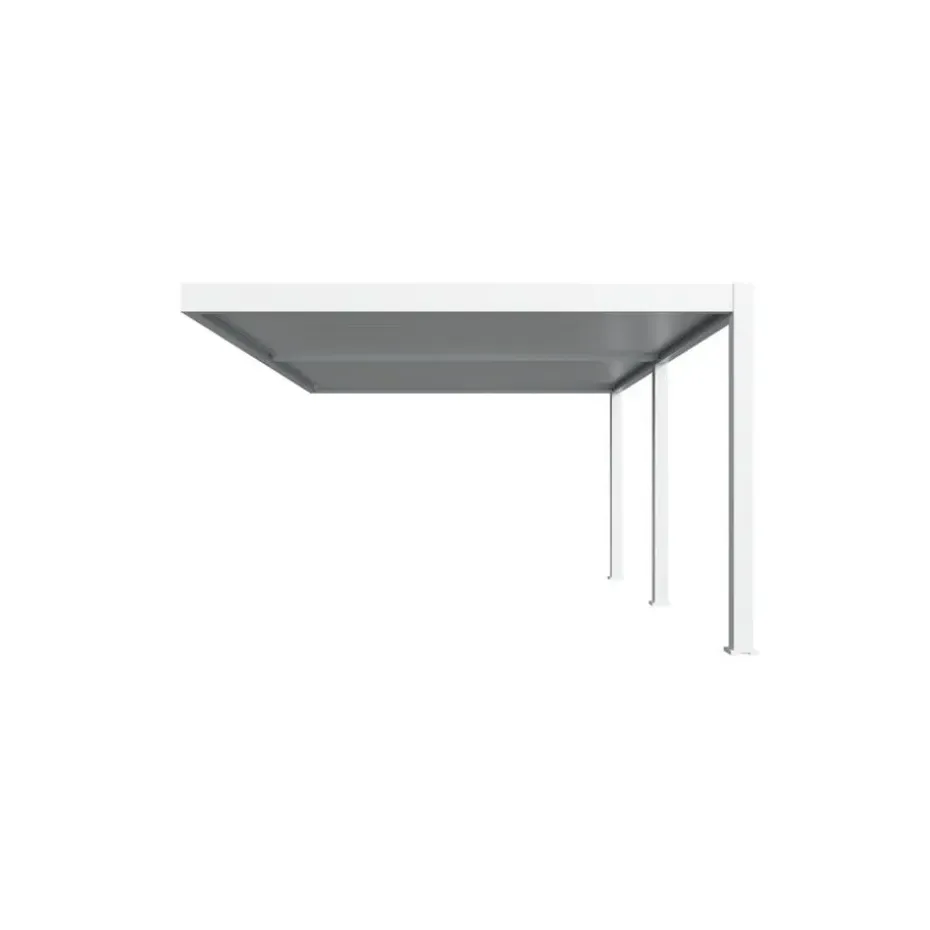 Orion Deluxe overkapping muur 400 x 600 cm wit