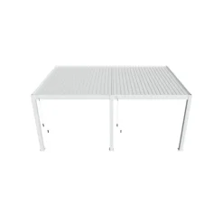 Orion Deluxe overkapping muur 400 x 600 cm wit