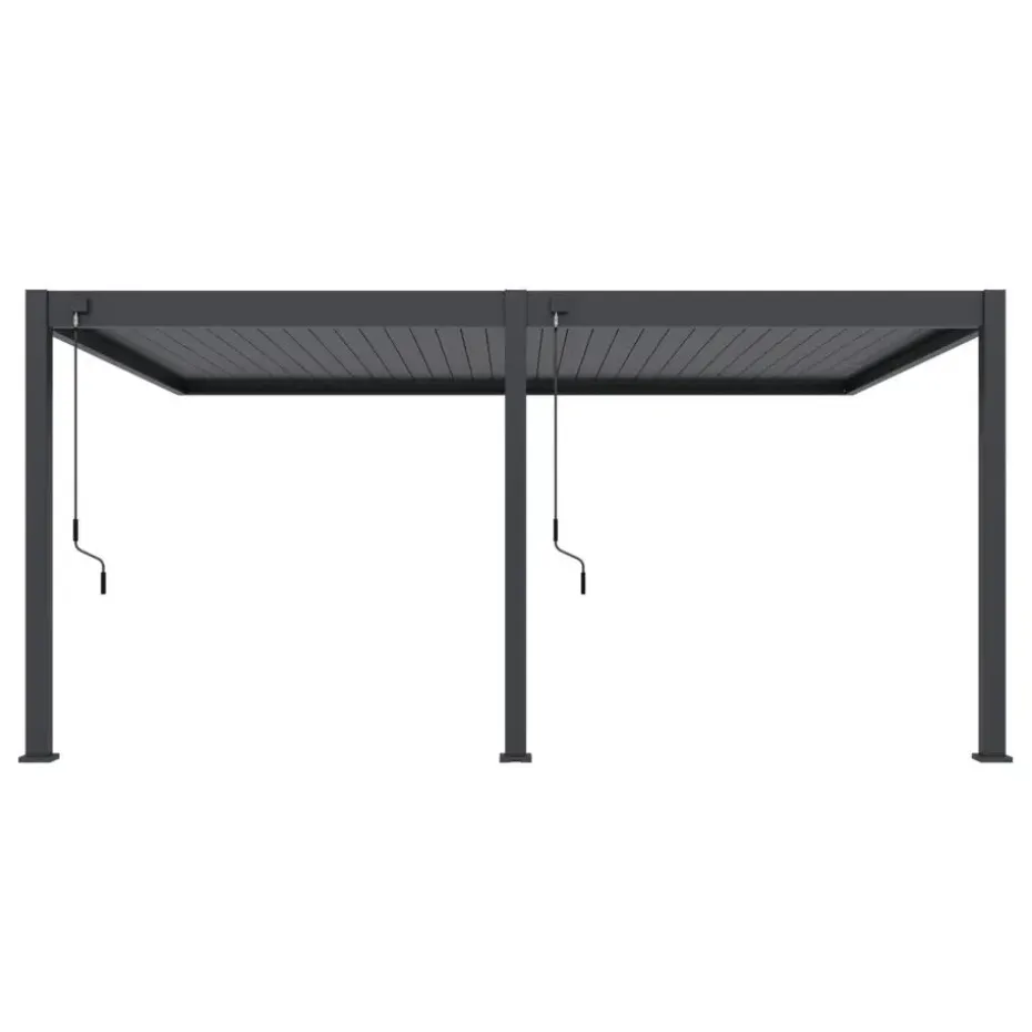 Orion Deluxe overkapping muur 360 x 530 cm antraciet