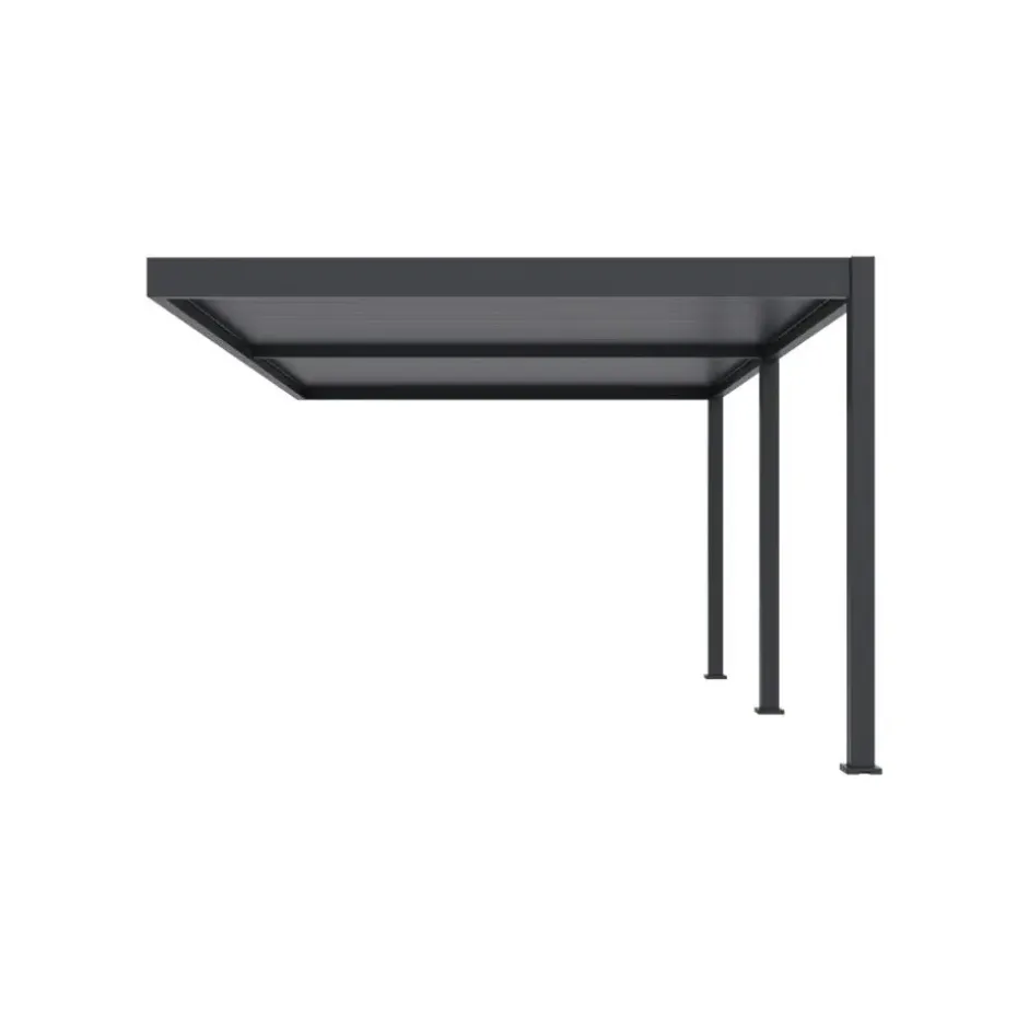 Orion Deluxe overkapping muur 360 x 530 cm antraciet