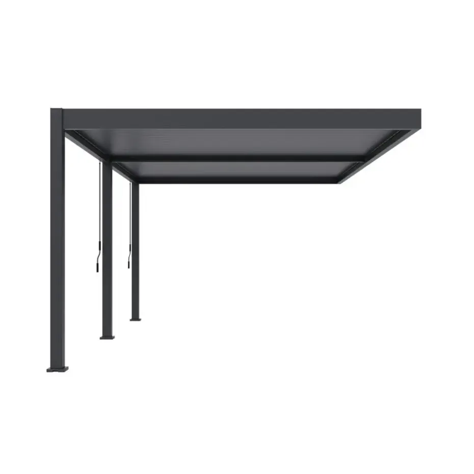 Orion Deluxe overkapping muur 360 x 530 cm antraciet