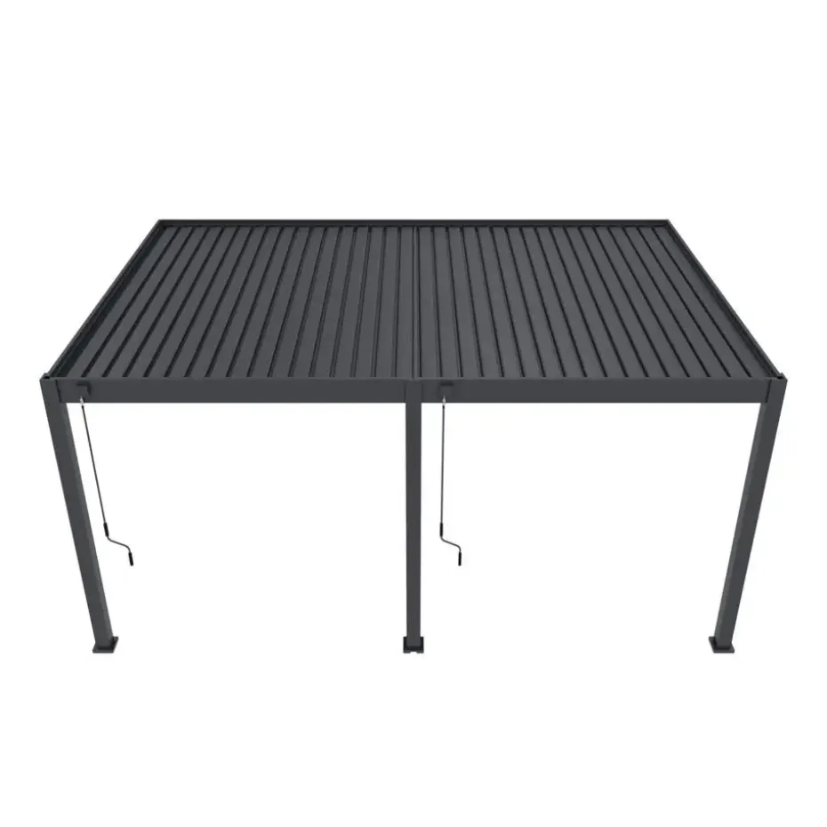 Orion Deluxe overkapping muur 360 x 530 cm antraciet