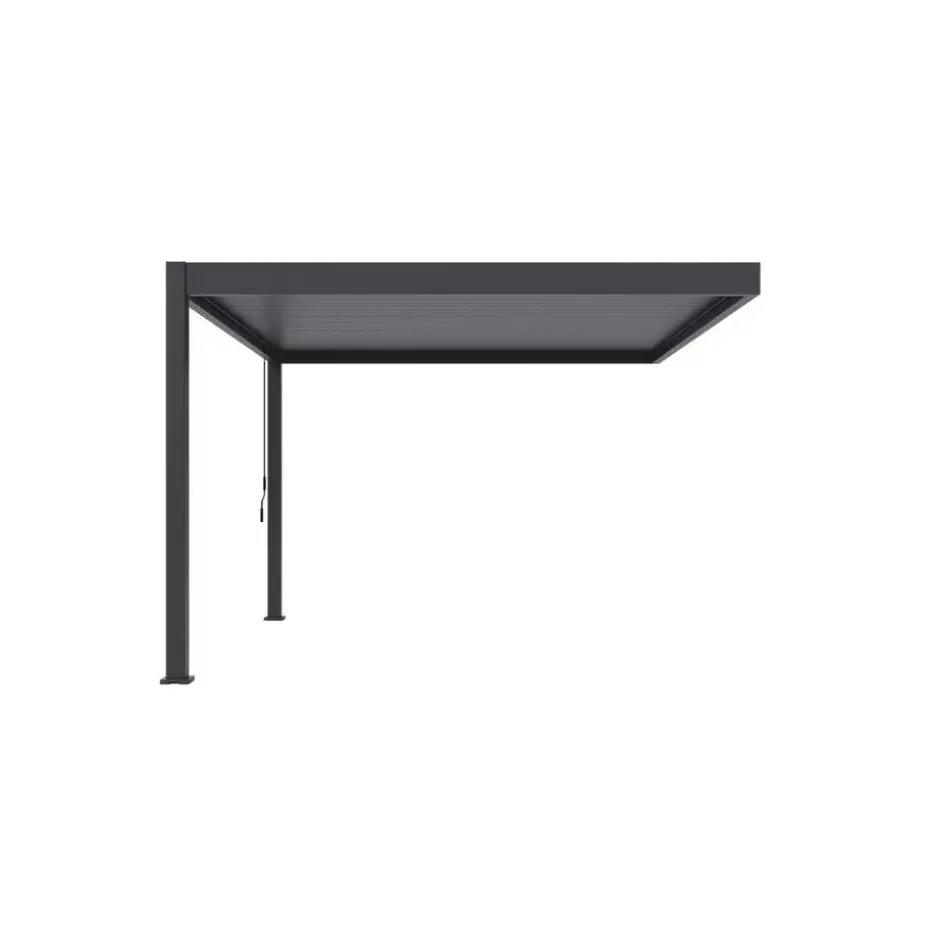 Orion Deluxe overkapping muur 300 x 360 cm antraciet